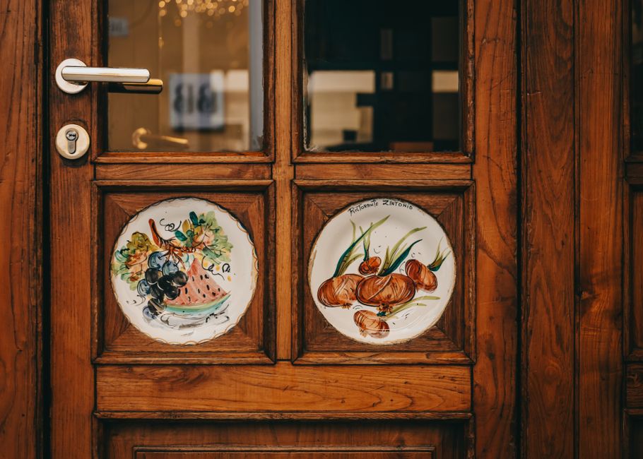 Deursticker met rustiek houten ontwerp. Deursticker met rustiek houten ontwerp.